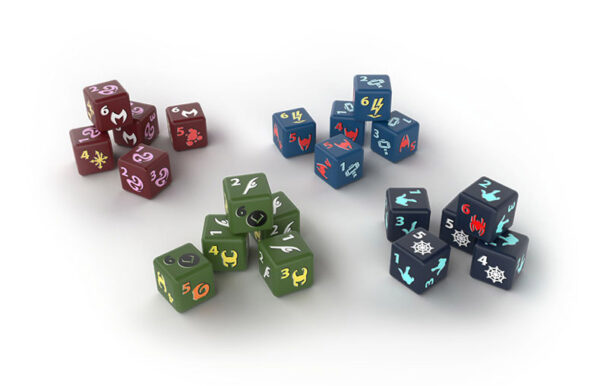 Marvel Dice Throne 4-Hero Box Scarlet Witch, Thor, Loki, Spider-Man