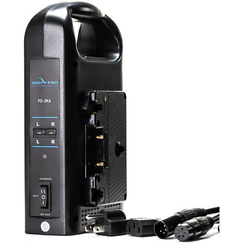 2x Micro-Series 98Wh Gold Mount Li-Ion Batteries and Dual Gold-Mount Battery Charger Kit