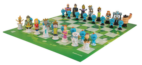 the Rick and Morty™ Collector’s Chess Set