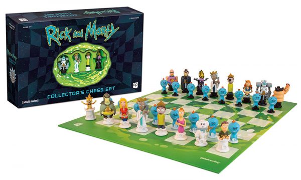 the Rick and Morty™ Collector’s Chess Set