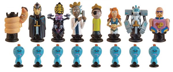 the Rick and Morty™ Collector’s Chess Set