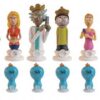 the Rick and Morty™ Collector’s Chess Set