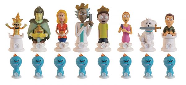 the Rick and Morty™ Collector’s Chess Set