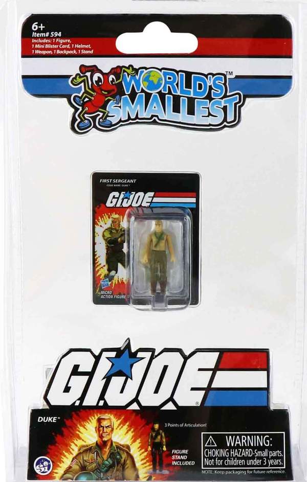 World's Smallest GI Joe vs Cobra - Duke