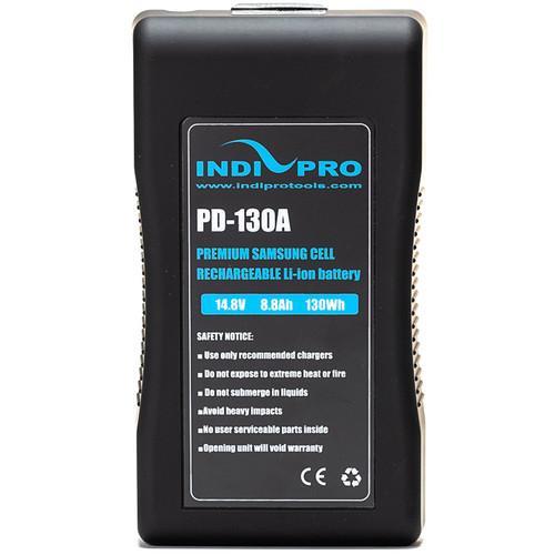 Compact 130Wh Gold-Mount Li-Ion Battery