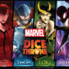 Marvel Dice Throne 4-Hero Box Scarlet Witch, Thor, Loki, Spider-Man