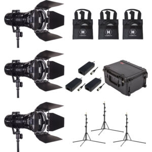 hive_lighting_hive_wls1c_3lkit_wasp_100_c_led_spot_1343997.jpg Hive Lighting Wasp 100-C LED Spot 3 Light Kit with 3 Stands and Case (Custom Foam)