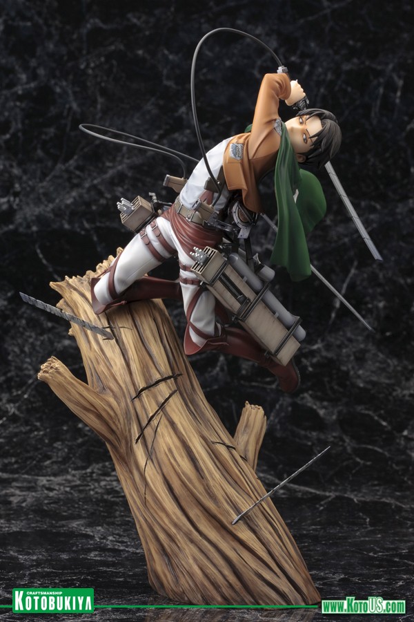 ATTACK ON TITAN LEVI ARTFXJ STATUE