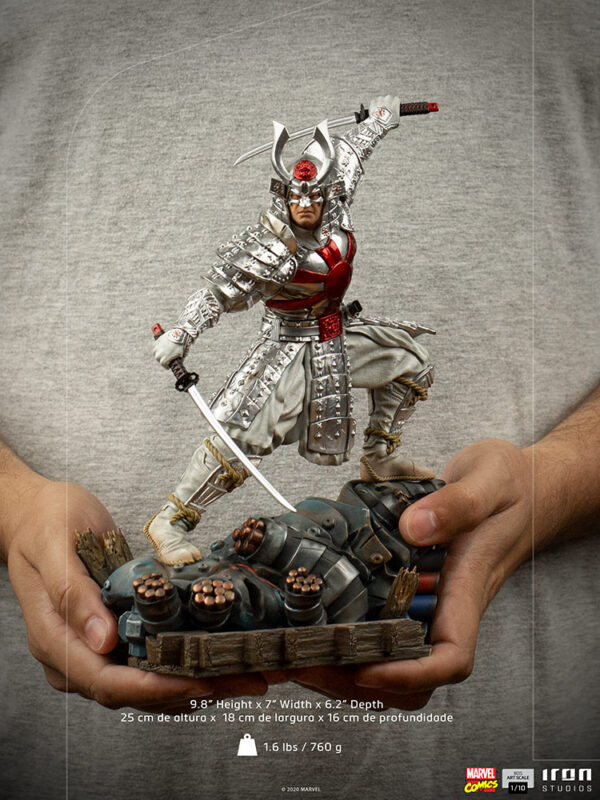 Silver Samurai 1:10 Scale Statue