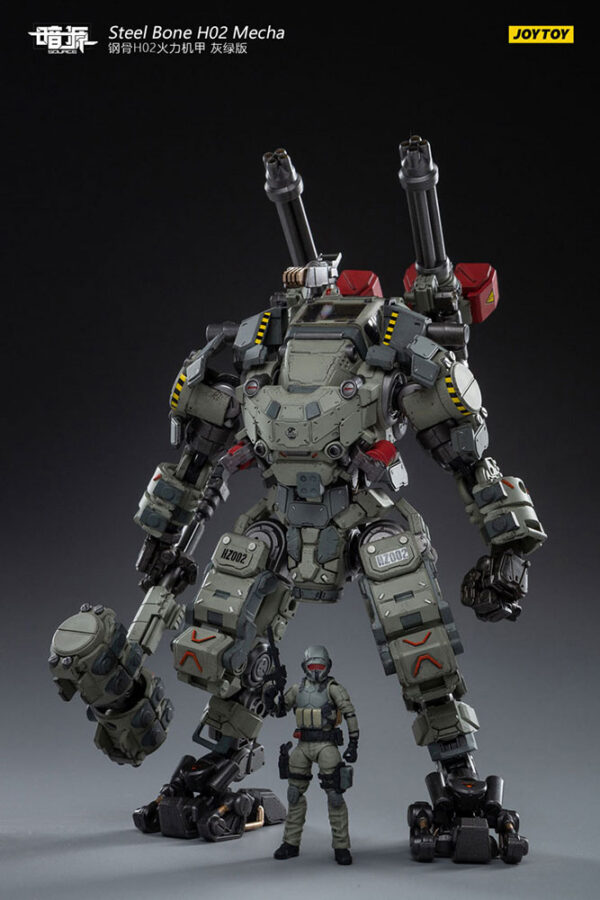 Steel Bone H20 Firepower Mecha (Gray-Green)
