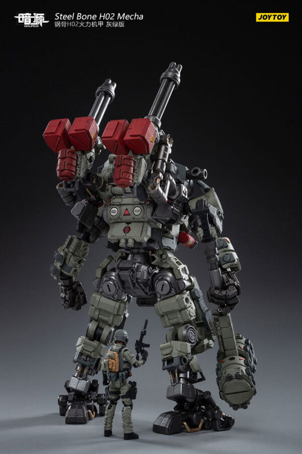 Steel Bone H20 Firepower Mecha (Gray-Green)