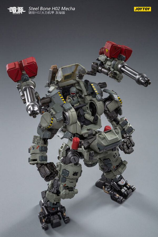 Steel Bone H20 Firepower Mecha (Gray-Green)