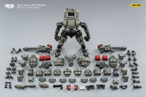 Steel Bone H20 Firepower Mecha (Gray-Green)
