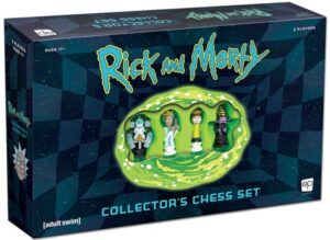 the Rick and Morty™ Collector’s Chess Set