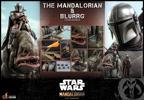 Mandalorian & Blurrg Sixth Scale Figure Set