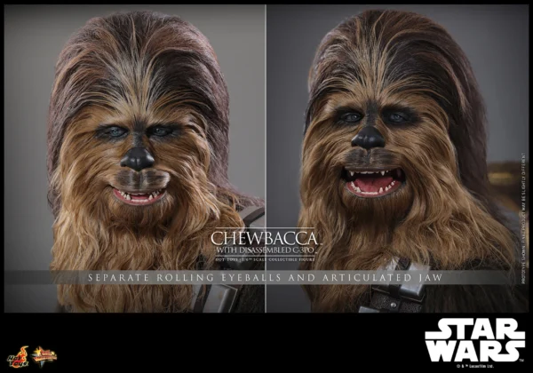 Chewbacca with Disassembled C-3PO Sixth Scale Figure Hot Toys