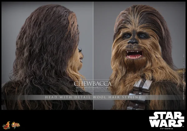 Chewbacca with Disassembled C-3PO Sixth Scale Figure Hot Toys