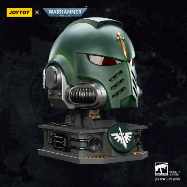 joytoy-warhammer-40k-dark-angels-mkx-helmet-display-stand-prop-replica-gallery-6924ba0d7c165 Dark Angels MkX Helmet & Display Stand