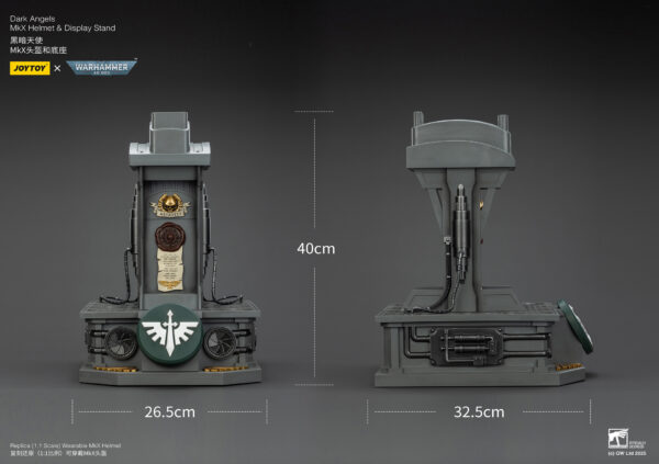 joytoy-warhammer-40k-dark-angels-mkx-helmet-display-stand-prop-replica-gallery-6924ba11505a5 Dark Angels MkX Helmet & Display Stand