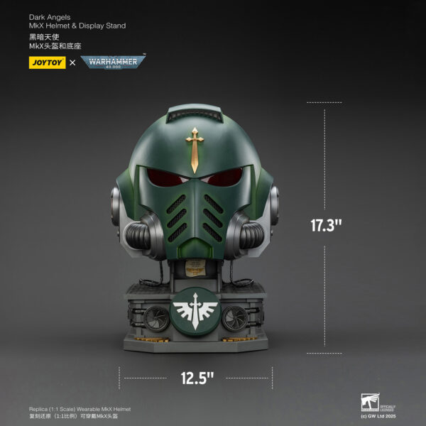 joytoy-warhammer-40k-dark-angels-mkx-helmet-display-stand-prop-replica-gallery-6924f3bc00ead Dark Angels MkX Helmet & Display Stand
